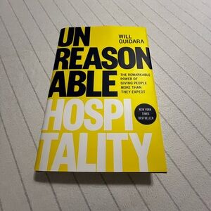 Unreasonable Hospitality by Will Guidara - Yellow Cover